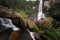 Ramboda waterfall at Kandy in Sri Lanka