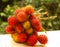 Rambutan berries fruit close up photo