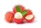 Rambutan sweet delicious fruit isolated on white background
