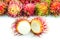 Rambutan tropical fruit