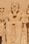 Ramesses II sits at Abu Simbel