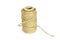 Ramie natural rope on the white background