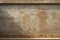 Rammed earth wall, sturdy with natural earth tone layers