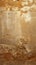 Rammed earth wall, sturdy with natural earth tone layers