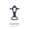 Rammer icon. Trendy flat vector Rammer icon on white background