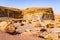 Ramon Crater Colors National Park in Negev desert, Israel