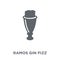 Ramos Gin Fizz icon from Drinks collection.