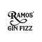 Ramos Gin Fizz Typography Cocktail New Orleans