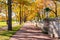 Ramp leading to Cameron gallery and Agate rooms in Catherine park in Tsarskoe Selo Pushkin, Saint Petersburg, Russia