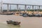On ramp of Phuoc Khanh bridge under construction, Vietnam