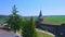 The rampart walk and panorama of Kamianets-Podilskyi Castle, Ukraine