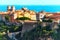 The ramparts, the Palace, and the Cathedral in Monaco