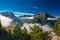 Rampestreken in Andalsnes, Norway. A famous tourist viewpoint