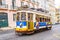 rams providing mass public transportation in the Alfama district of Lisbon, Portugal