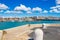 Ramsgate pier and waterfront panorama Kent England