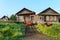 Ramshackle country house with garage and bath. Village Visim, Russia.