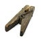 Ramshackle wooden clothespin