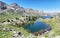 Ranas Lake iand Respomuso lake in Tena Valley in The Pyrenees, Spain.