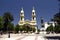 Rancagua cathedral and monumentos a city south of Santiago chile