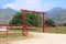 Ranch gate in rural California