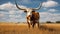 ranch texas longhorn cow