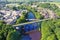 Randalstown Railway Viaduct Bridge over river Maine Antrim Northern Ireland