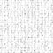 Random binary coding. Technology digital background. Black and white binary code. Vector illustration