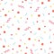 Random colorful confetti pattern