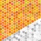 Random orange seamless tiles