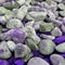 Random ornamental pebbles - purple variant