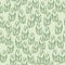 Random pale little monstera leaves seamless doodle pattern. Botanic ornament in beige and green tones palette. Exotic artwork