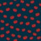 Random red tomatoes. Tomato seamless pattern