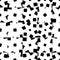 Random scattered squares repeatable abstract geometric pattern.