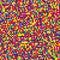 Random seamless mosaic pattern in toy, candy colors. Background is made up of multicolored squares.