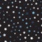 Random star pattern. Seamless vector