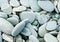 Random stones washed up on beach