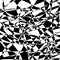 Random texture with alternating black and white shapes. Rough, c