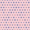 Random vector pattern big and small blue polka dots