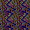 Randomly crossing colored lines located zigzag making pattern.Grungy background