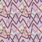 Randomly crossing colored lines located zigzag making pattern.Rosy brown