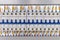 Range of electrical modular circuit breakers in electrical Cabinet.