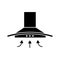 Range hood glyph icon