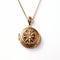 Rani-inspired Gold Plated Locket Pendant With Diamond Accents