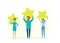 Rank rating stars feedback. Customer reviews rating, Different people give a review rating and feedback, Support for business