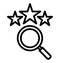Rank search Isolated Vector icon which can easily modify or edit