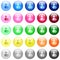 Rank user icons in color glossy buttons