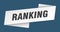 ranking banner template. ranking ribbon label.