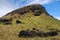 Rano Raraku quarry Easter Island (Rapa Nui) Chile