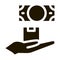 ransom for money at pawnshop icon Vector Glyph Illustration