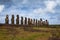 Ranu Rararku Crater walls on Easter Island